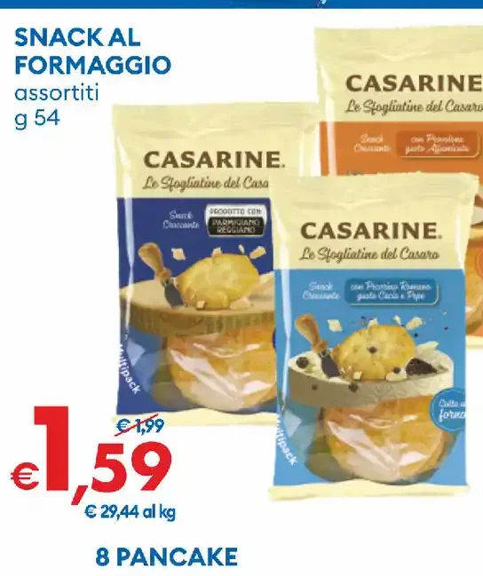 Snack al formaggio