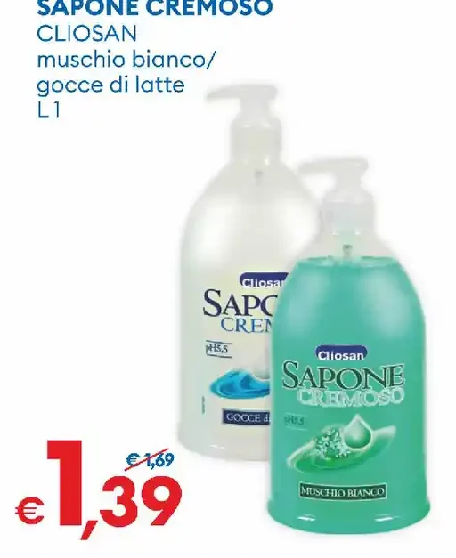 Sapone cremoso