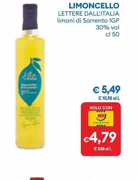 Limoncello Lettere dall'Italia
