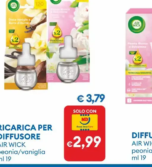 Ricarica per diffusore Air Wick peonia/vaniglia