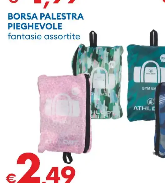 Borsa palestra pieghevole