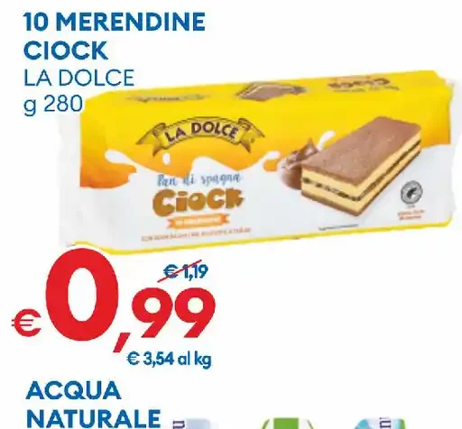 10 Merendine Ciock La Dolce