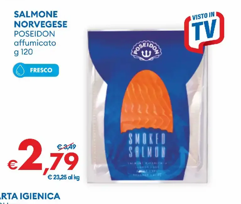 Salmone norvegese affumicato