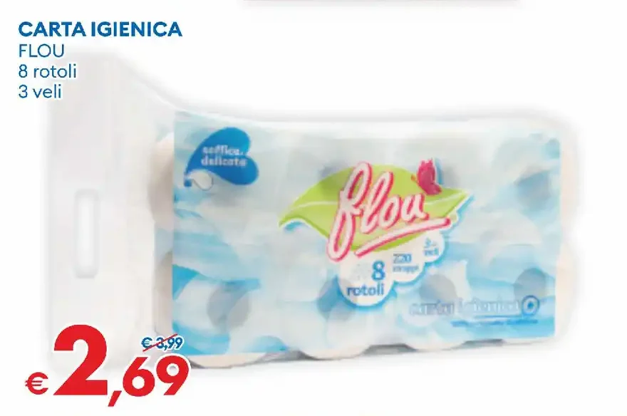 Carta igienica Flou