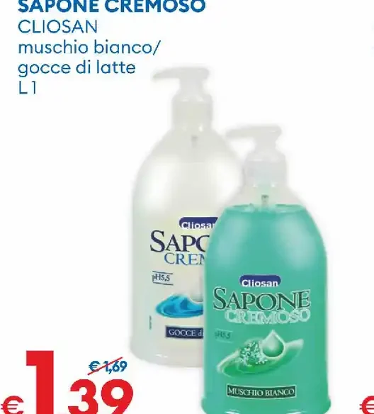 Sapone cremoso
