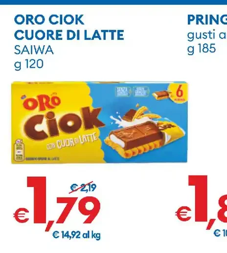Oro Ciok cuore di latte Saiwa