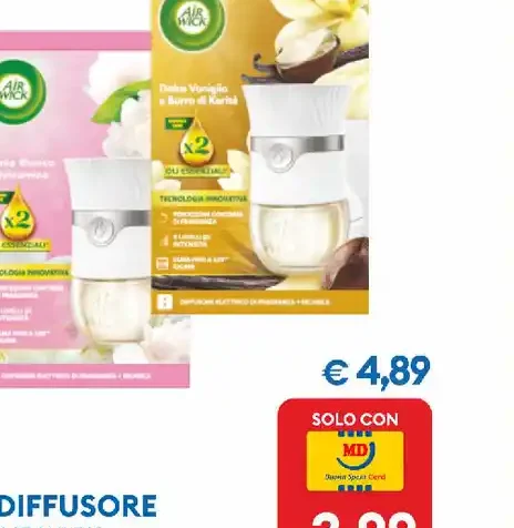 Diffusore Air Wick peonia/vaniglia