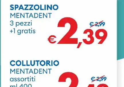 Spazzolino Mentadent