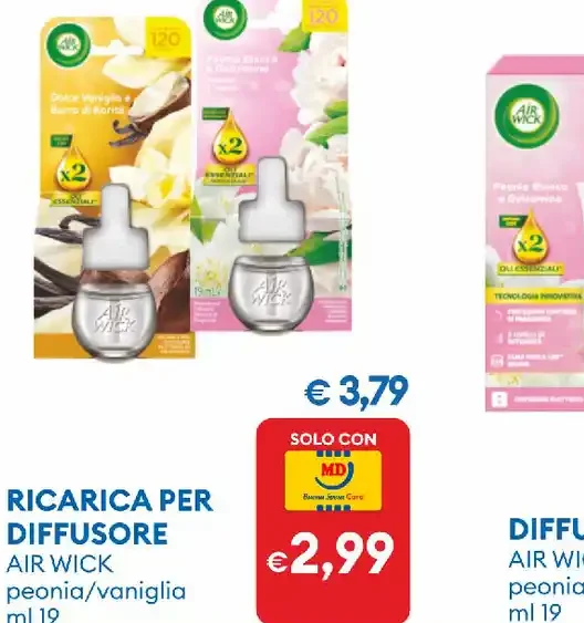 Ricarica per diffusore Air Wick peonia/vaniglia