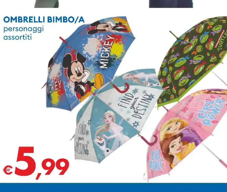 Ombrelli bimbo/a