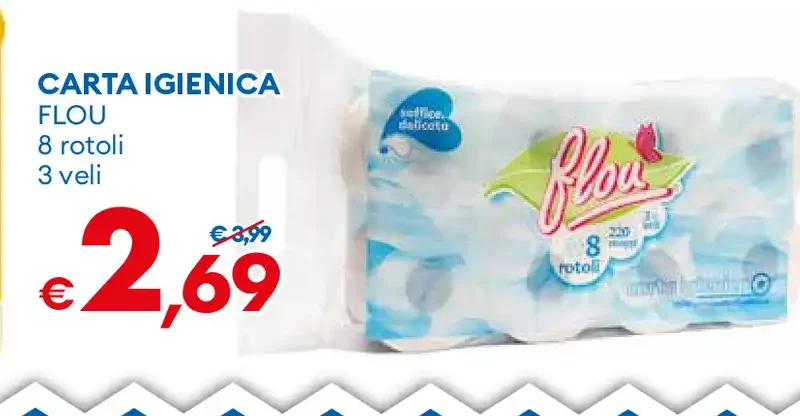 Carta igienica Flou