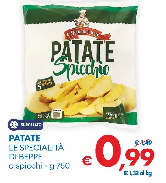 Patate a spicchi