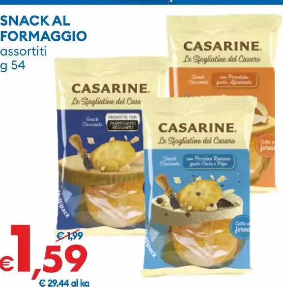 Snack al formaggio