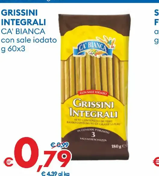 Grissini integrali