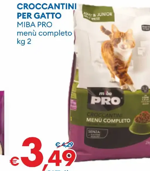Croccantini per gatto Miba Pro