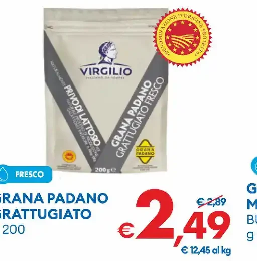 Grana Padano grattugiato