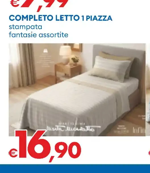 Completo letto stampato