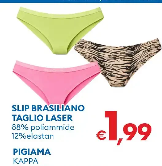 Slip brasiliano taglio laser