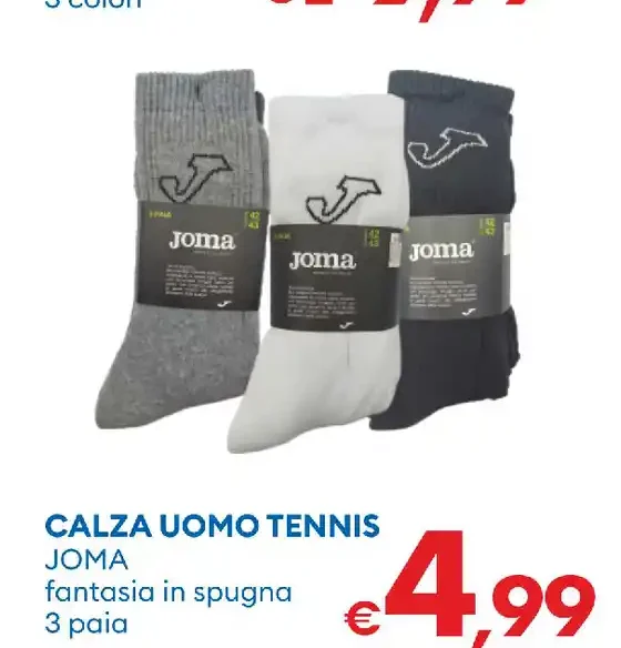 Calza uomo tennis