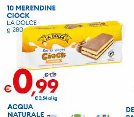 10 Merendine Ciock La Dolce