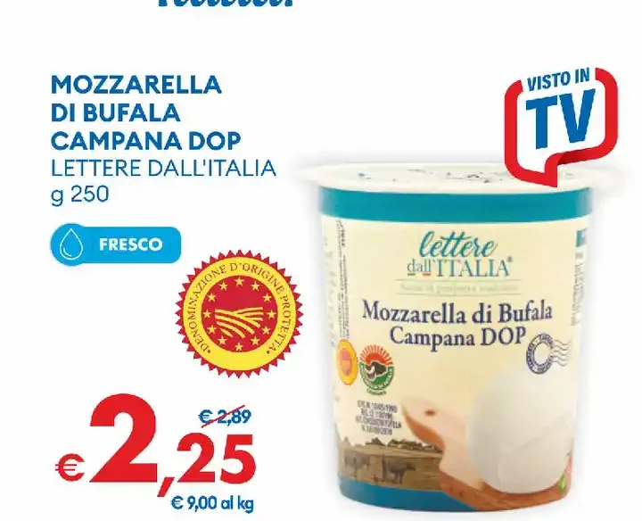 Mozzarella di bufala campana DOP