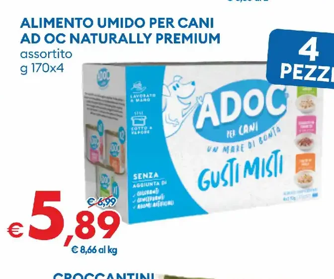 Alimento umido per cani