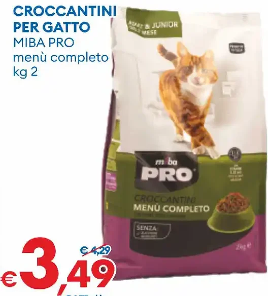 Croccantini per gatto