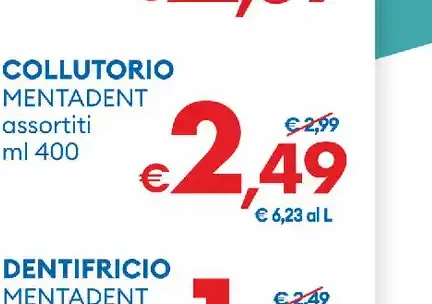 Collutorio Mentadent