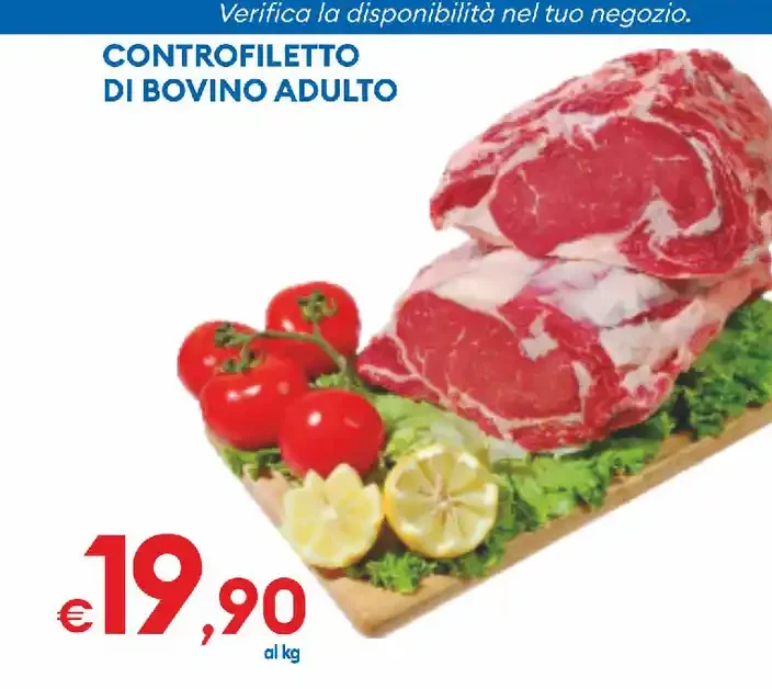 Controfiletto di bovino adulto