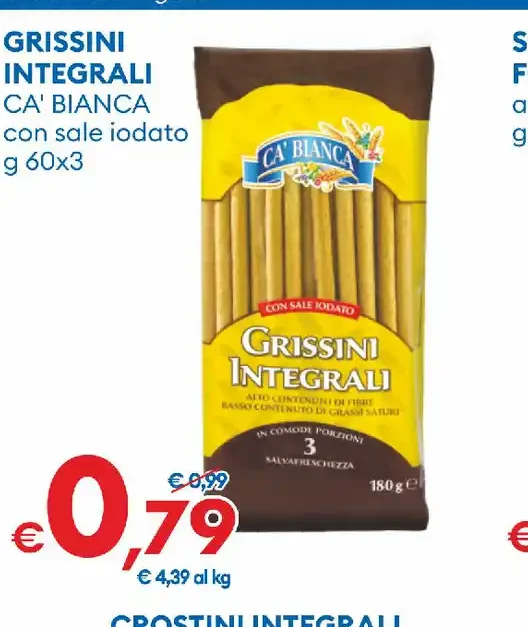 Grissini integrali