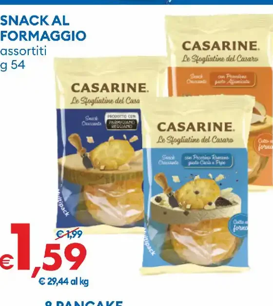 Snack al formaggio