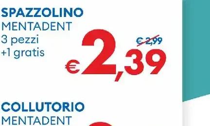 Spazzolino Mentadent