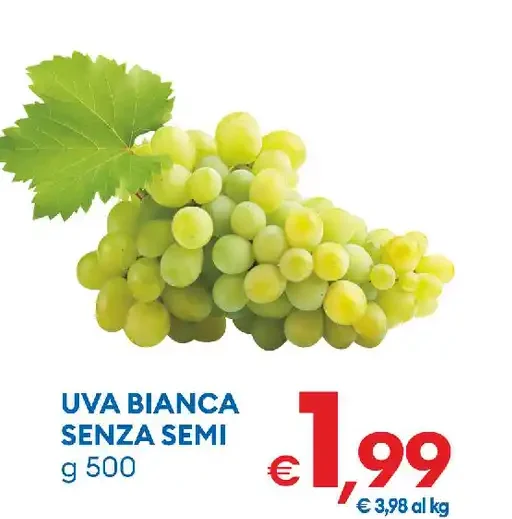 Uva bianca senza semi