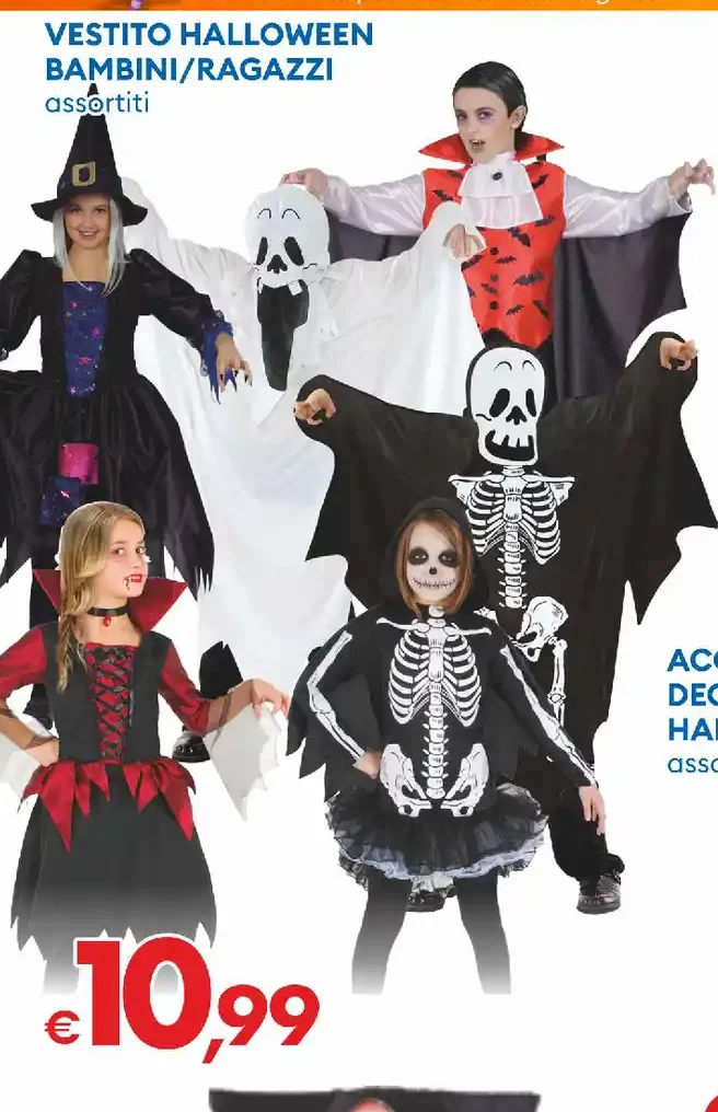 Vestito Halloween bambini/ragazzi