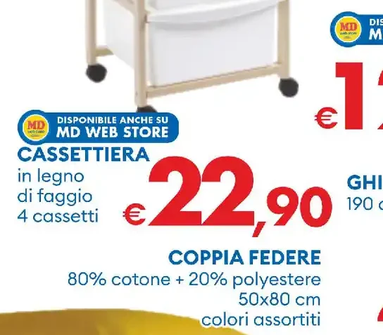 Cassettiera in legno