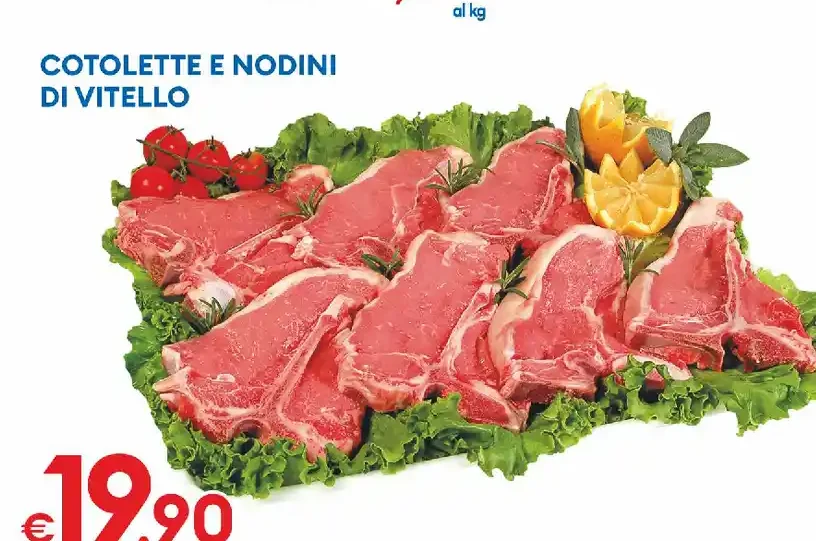Cotolette e nodini di vitello