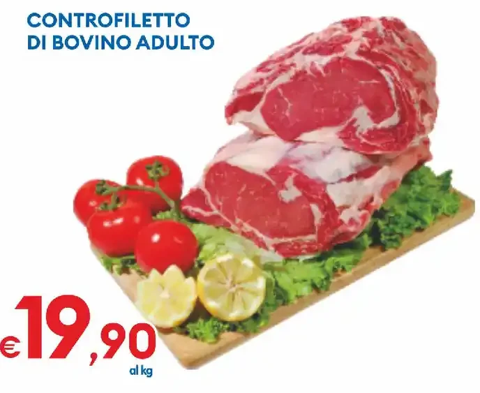 Controfiletto di bovino adulto
