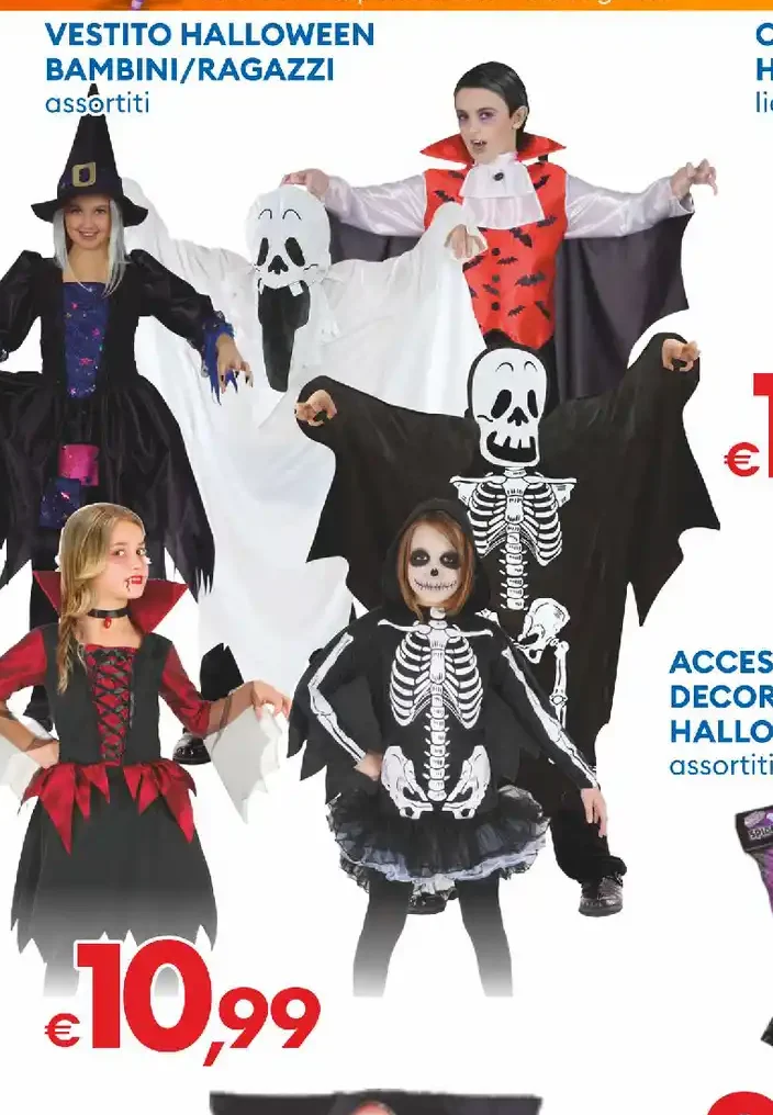 Vestito Halloween bambini ragazzi