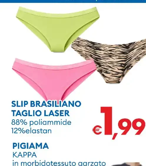 Slip brasiliano taglio laser
