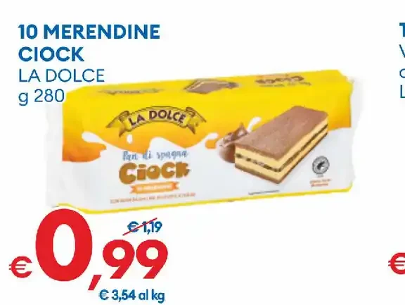 10 Merendine Ciock La Dolce