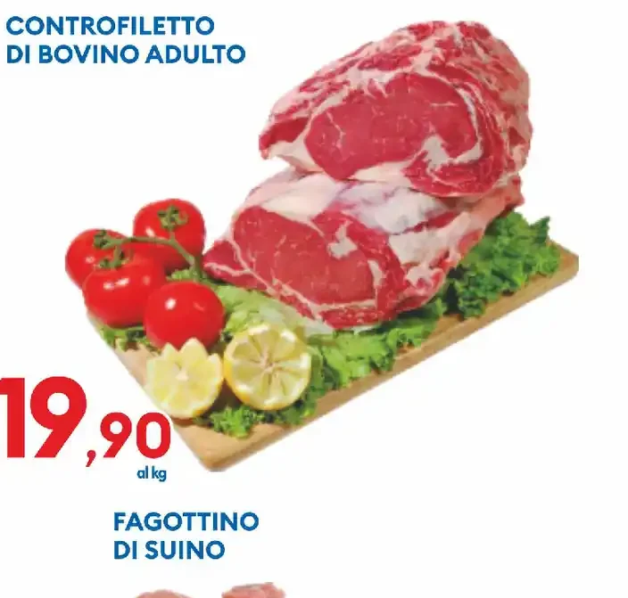 Controfiletto di bovino adulto