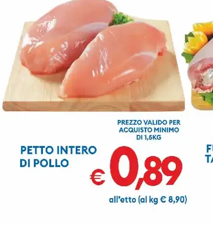 Petto intero di pollo