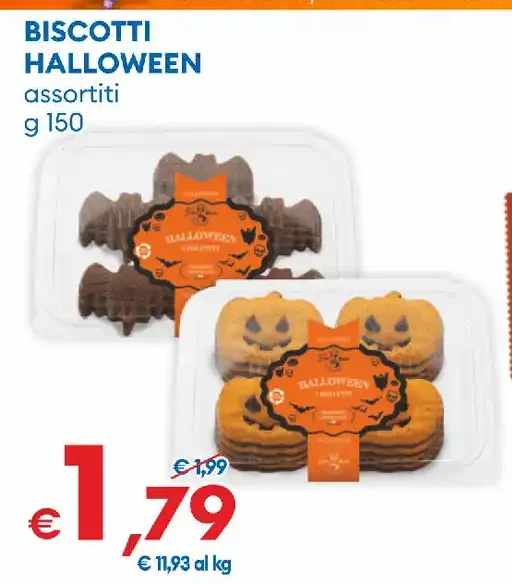 Biscotti Halloween assortiti
