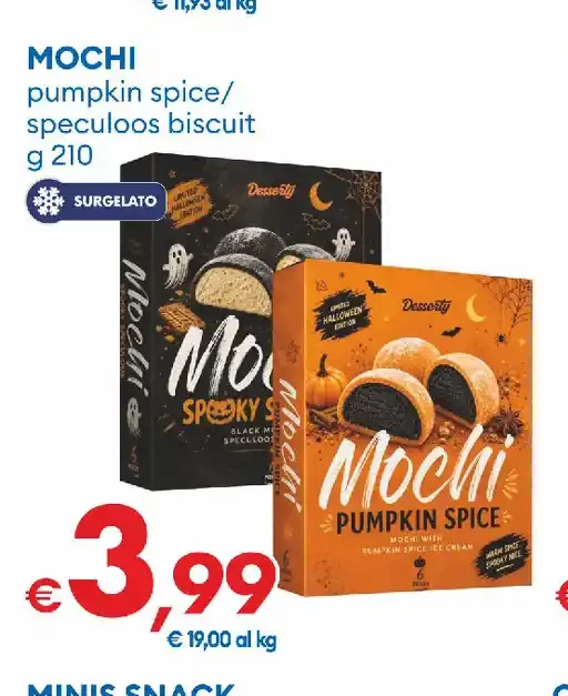 Mochi pumpkin spice/speculoos biscuit