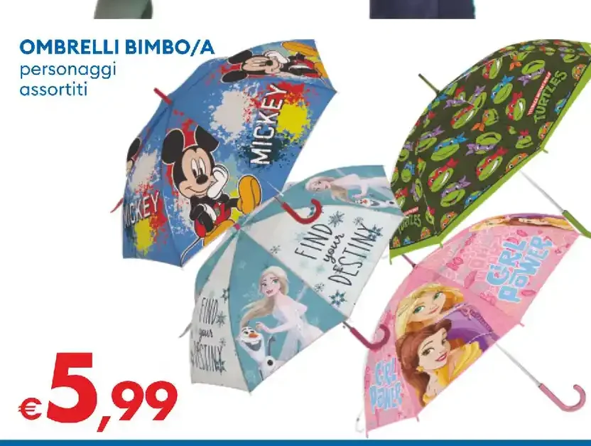 Ombrelli bambino/a