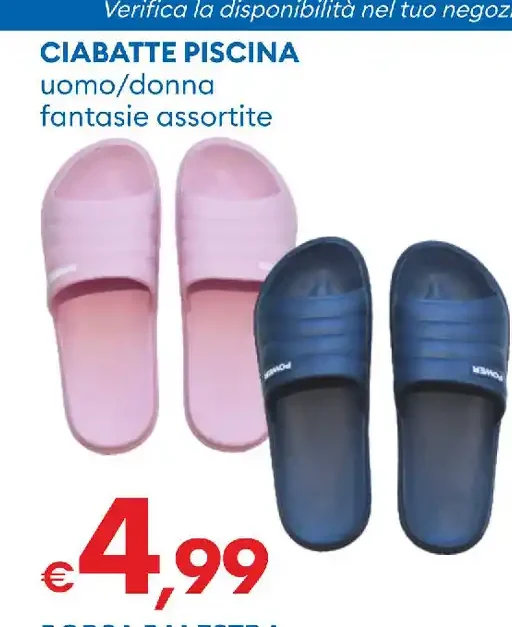 Ciabatte piscina