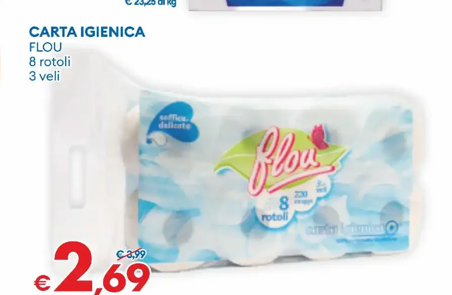 Carta igienica Flou