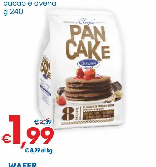 Pancake cacao e avena