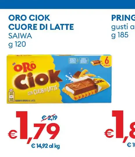 Oro Ciok cuore di latte Saiwa