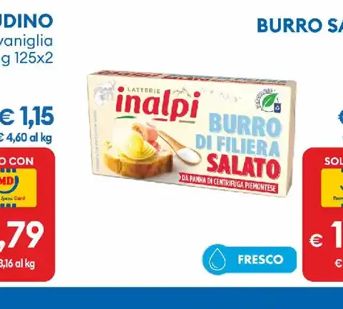 Burro salato Inalpi